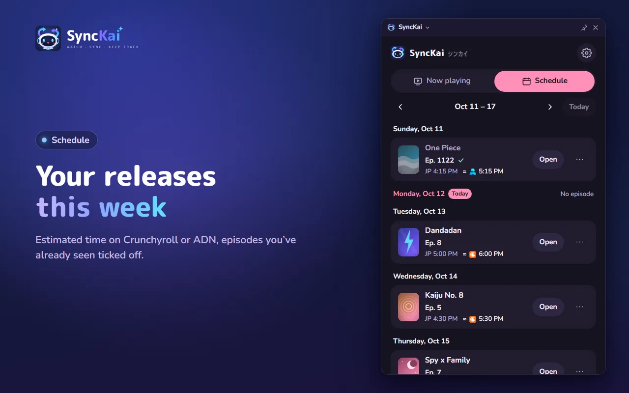 This week's releases
